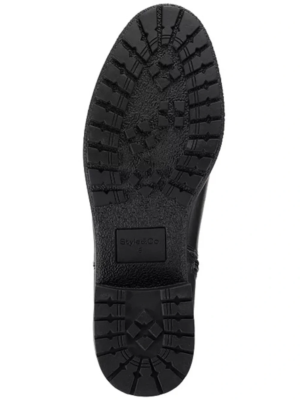♥️♥️ Style & Co. Women's Graciee Lug Booties Black Beauty